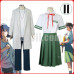 Anime Suzume No Tojimari Iwado Suzume School Uniforms Skirt Cosplay Costume 新海诚铃芽户缔cos 岩户铃芽cosplay学院短袖衬衫